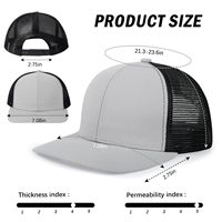 도매 맞춤형 OEM 자수 메쉬 곡선챙 트러커 모자 야외 스포츠 맞춤 인쇄 무지 스냅백 조절 가능 트러커 모자