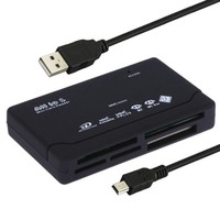 USB 20 Lector de tarjetas SD TF de alta velocidad MS M2 XD CF Lector multifuncional para computadoras y computadoras portátiles