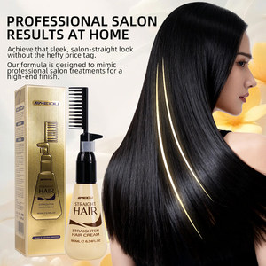 Crema Alisadora de Cabello Profesional de Calidad de Salón, Crema Alisadora de Cabello Permanente con Queratina - Product Image 3