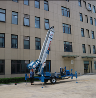 Nouvelle machine de déménagement JIUHE : Chariot élévateur à échelle tractable pour matériaux de construction en hauteur, idéal pour le levage et le déplacement