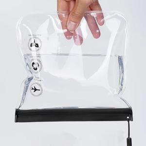 Custom Logo Size EVA Cosmetic <b>Bag</b> Reusable Waterproof <b>Transparent</b> Toiletry Pouch Portable Travel Clear <b>Makeup</b> <b>Bags</b> - Product Image 1
