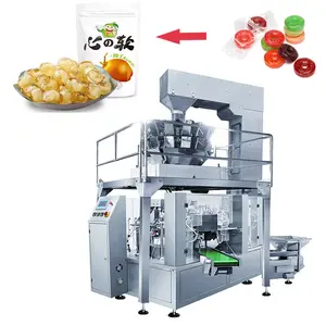 Automatic Premade Pouch Sugar Cube Soft Candy Filling Packing Machine