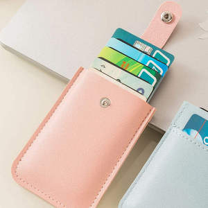 Mini Fashion Pull-out Type Card Wallet Card Pockets Thin Purses <b>Laminated</b> Concealed Anti-Theft ID Card Holder - Product Image 4