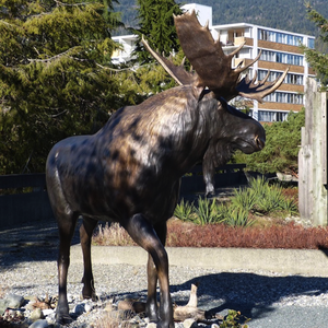 Sculptures d'animaux modernes en <span class=keywords><strong>bronze</strong></span>, grande <span class=keywords><strong>sculpture</strong></span> en métal - Product Image 3