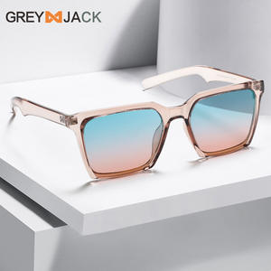 Gafas de Sol Cuadradas Grises Jack, Armazón TR90, Protección UV400, Unisex, Polarizadas, Tipo 3, Lentes TAC Negras - Product Image 5