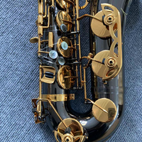 Professional Shiny EB Gold Lacquer Bell and Neck Premium Instrument Tenor Saxophone