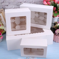 Set 2-teilige Cupcake-Box zum Dekorieren von Kuchen
