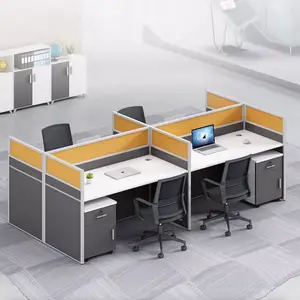 Liyu 현대 작업 공간 4 6 8 10 인 작업 스테이션 파티션 직원 책상 가구 칸막이 모듈 형 사무실 워크 스테이션