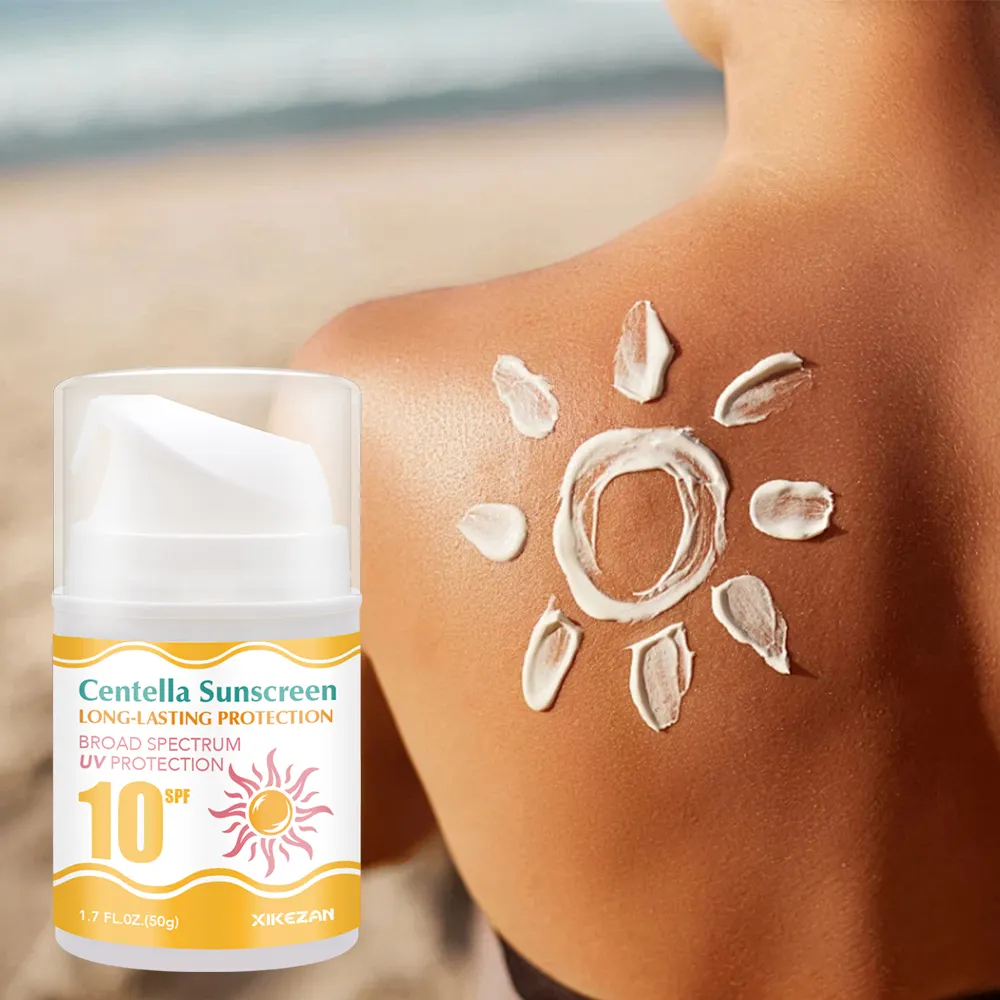 Customizable Centella asiatica physical moisturizing sunscreen SPF10 to prevent ultraviolet tanning