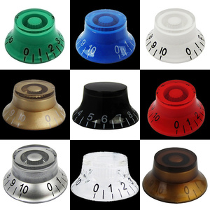 Perilla de guitarra UFO multicolor, perilla de control de volumen y tono de acrílico, brillante y pulida, accesorios para guitarra eléctrica y bajo SURPASS MUSIC - Product Image 4