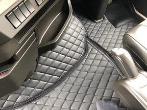 Accesorios Interiores de Lujo Hechos a Mano, Tapetes de PVC <span class=keywords><strong>para</strong></span> Camiones Man TGA/TGX/VOLVO FH/DAF/SCANIA/IVECO/Tesla - Product Image 4