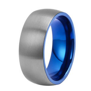 Anillo de titanio para hombre, alianzas de boda, fabricante de tungsteno dorado, anillos de compromiso de oro redondos, joyería para mujer - Product Image 4