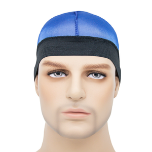 シルクサテンウェーブキャップシルキーバンダナヘッドウェアDurags帽子ドームウェーブキャップ男性用 - Product Image 2