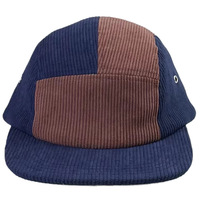 Gorra Deportiva de 6 Paneles con Visera Plana, Unisex, con Contraste de Color, de Secado Rápido, Transpirable, de Malla de Poliéster, para Correr al Aire Libre