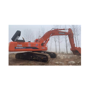 Excavateurs d'occasion Corée DOOSAN DH420-7 Grande pelleteuse hydraulique d'occasion de 42 tonnes DX60-9 pelleteuse sur chenilles DH215-7 DH300-7 en bon état - Product Image 1