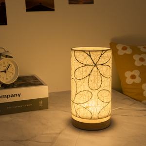 Lampe de bureau LED avec housse en tissu, décoration de bureau, protection de lampe, lampe de chevet, lumière nocturne - Product Image 3