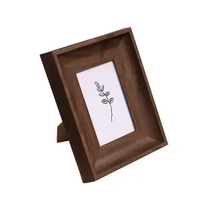 Mesa personalizada Top Display madeira Photo Frame Wall Picture Photo Frame Poster Imagem Wood Photo Frame para casa