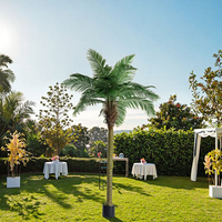 10ft résistant aux UV étanche soie artificielle cocotier festif événement de vacances fleurs décoratives pour l'obtention du diplôme en plein air