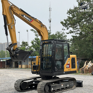 Excavadora de cadenas usada SANY 85, de segunda mano, marca original china, excavadora de cadenas pequeña de 8.5 toneladas, excavadora usada. - Product Image 4