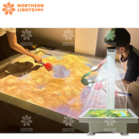 Projection holographique 3D, projection de table de sable, projection interactive de sable en intérieur, projection interactive