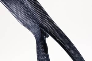 Échantillon de dentelle noire 25cm 8 #   Fermeture éclair invisible pour robe - Product Image 6