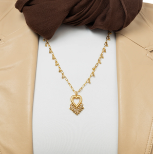 Ispirare gioielli di <span class=keywords><strong>moda</strong></span> gioielli collane punteggiate rubacuori collana con pendenti collane di gioielli raffinati appena rilasciati per Eid - Product Image 4