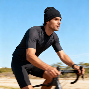 Tùy Chỉnh Retro Ngắn <span class=keywords><strong>Skull</strong></span> Cap Người Đàn Ông Mát Đường Phố Beanie Hat In Logo Đi Xe Đạp Leo Núi Mũ Satin Lót <span class=keywords><strong>Skull</strong></span> Beanie - Product Image 3