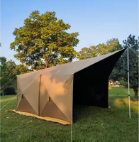 Pare-vent personnalisé pour pique-nique/barbecue + camping |   Paravent stable pour tentes et sites