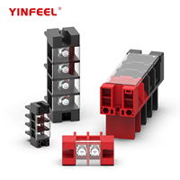 YINFEEL IF-7524-D-4-4-50A 4 voies bornier barre Type bande Terminal connecteur de Terminal industriel avec couvercle pour RV Bus