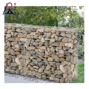 חור מרובע מרותך גליון תומכים קירות סל אבן כלוב נדנדה רשת הגנה הגנה על סלי שיטפון - Product Image 5