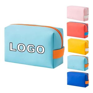 Promotional Custom Cosmetic Outdoor Travel Pu <b>Waterproof</b> Makeup Storage Personalized <b>Toiletry</b> <b>Bag</b> for Women - Product Image 1