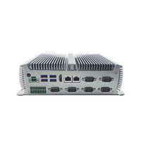 PC Industrial Robusto sin Ventilador J1900 Quad Core, 6 Puertos COM RS232 RS485, Doble LAN, Amplio Voltaje, GPIO de 16 Bits, Sistema de Control de Automatización, en Stock