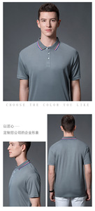 Polo da Uomo di Alta Qualità con Logo Personalizzato Ricamato, Tessuto Lavorato a Maglia con Motivo Stampato per Uomini e Donne - Product Image 4
