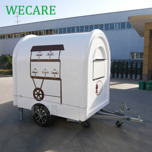 Wecare <span class=keywords><strong>Hotdog</strong></span> Cart Mobile Fiberglass Hotel Snack Fast Food Truck Multifunción Mobile Coffee Food Cart Trailer para restaurante - Product Image 5