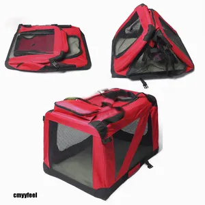 Folding Portable Pet Dog Cage Pet Backpack Kennel Outdoor Travel Cage Dog Carrier Backpack