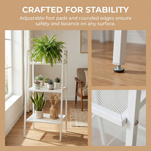 Étagères de rangement <span class=keywords><strong>en</strong></span> métal pour organiser les objets dans le salon et <span class=keywords><strong>sur</strong></span> le balcon. Grandes étagères de rangement, étagère à marchandises - Product Image 3