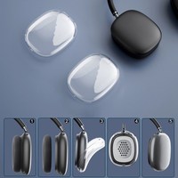 Coque souple en TPU pour casque Apple AirPods Max Housse de protection pour casque anti-rayures