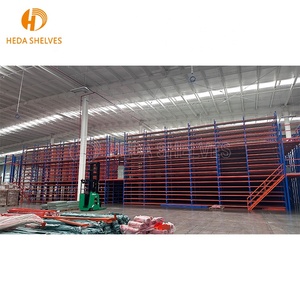 Nhiệm vụ nặng nề Dễ dàng cài đặt kho Kết Cấu Thép mô-đun gác lửng và cầu thang nhiều lớp thép tầng lửng giá - Product Image 3