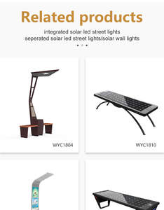 Autosuficiente alimentado exclusivamente por energía solar <span class=keywords><strong>Banco</strong></span> de jardín de carga de teléfono con enchufe USB - Product Image 6