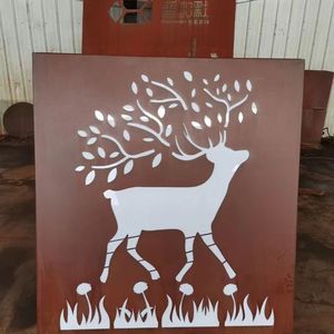 <span class=keywords><strong>Plaque</strong></span> d'<span class=keywords><strong>acier</strong></span> <span class=keywords><strong>Corten</strong></span> résistante aux intempéries conception de mur de jardin Art de découpe laser <span class=keywords><strong>plaque</strong></span> d'<span class=keywords><strong>acier</strong></span> au carbone 5mm 6mm 8mm <span class=keywords><strong>10mm</strong></span> épaisseur ASTM - Product Image 6