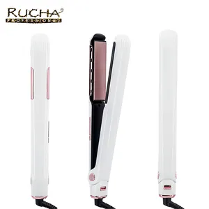 Custom Flat Iron Air Suspended Floating Hair Straightener 2 in 1 Professional Ionic Hair Straightener