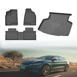 Xiangta พรมปูพื้นรถ3D ปูพื้นรถยนต์สำหรับ BYD Han แผ่นซับสัมภาระด้านหลังรถ TPE ทุกสภาพอากาศ - Product Image 1