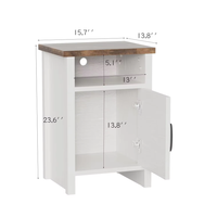 Vente en gros de petite table de chevet contemporaine en bois moderne pour la maison table de chevet italienne avec tiroir pour chambre à coucher