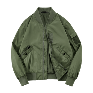 Chaqueta con cuello cruzado y logotipo personalizado, estilo uniforme de béisbol, holgada e informal, para primavera y otoño, cómoda y a la moda. - Product Image 2