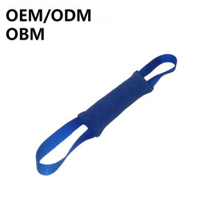 Çevre dostu dayanıklı keten kumaş Pet eğitim nazik köpek dişleri için iki kolları ile oyuncak çiğnemek gözyaşı ve-birden fazla renk çiğnemek - Product Image 1