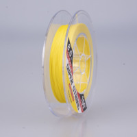 Muyuda Muyuda809 Fil de pêche tressé jaune à haute résistance 150m, résistant à la bourre, durable pour les ruisseaux, les lacs, les rivières et l'océan