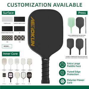 Bulk Supply T700 Carbon Fiber Pickleball Stick with UV Printed Carbon <strong>Cloth</strong> for Indoor and Outdoor Pickleball Courts - Product Image 1