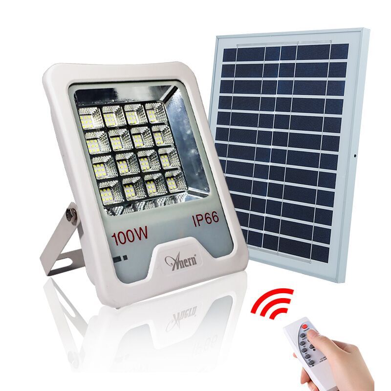 Alto brillo IP66 50w integrada luz solar al aire libre