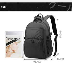 Mochila Grande para Portátil de Negocios Negra Personalizada, Mochilas Impermeables para Portátil, Bolsa para Computadora, Mochila para Portátil - Product Image 4