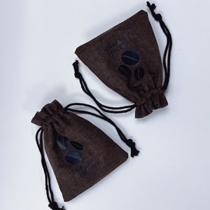 Sac à café en coton biologique personnalisé RUNWELL, petit, avec cordon <span class=keywords><strong>de</strong></span> serrage, pour fleurs séchées, lavande, réutilisable, recyclable, imprimé à l'écran - Product Image 6